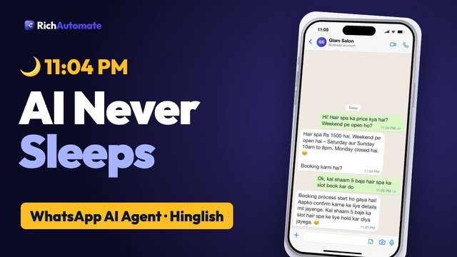 RichAutomate AI: Your Own WhatsApp AI Agent, Built in Plain Hinglish